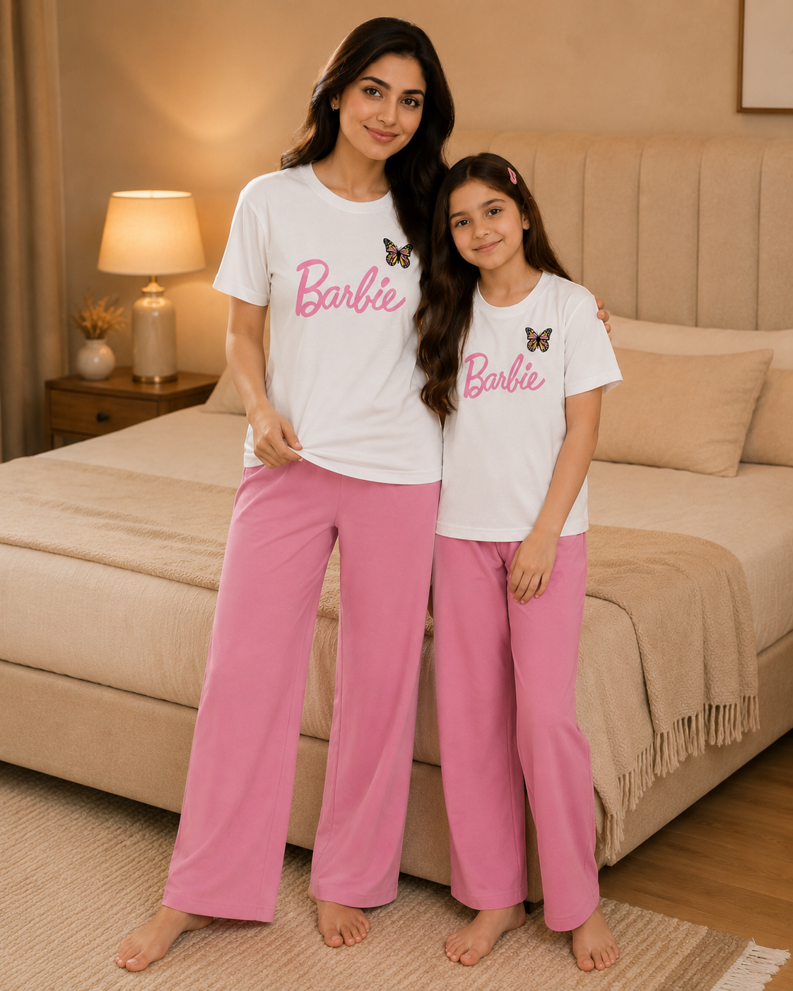 Barbie W-P Mom & Daughter Night Suit – view 5