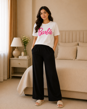 Barbie White & Black Night Suit – view 2