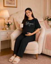 Blessed Maternity Cotton Night Suit – view 3