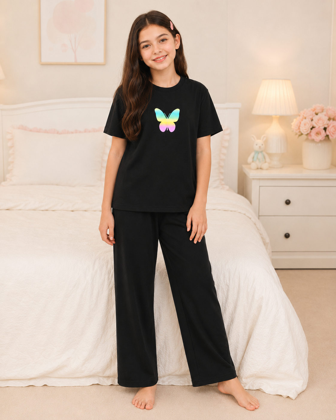 New Butterfly Girls Night Suit