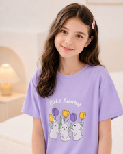 Purple Rabbit Girls Night Suit – view 3