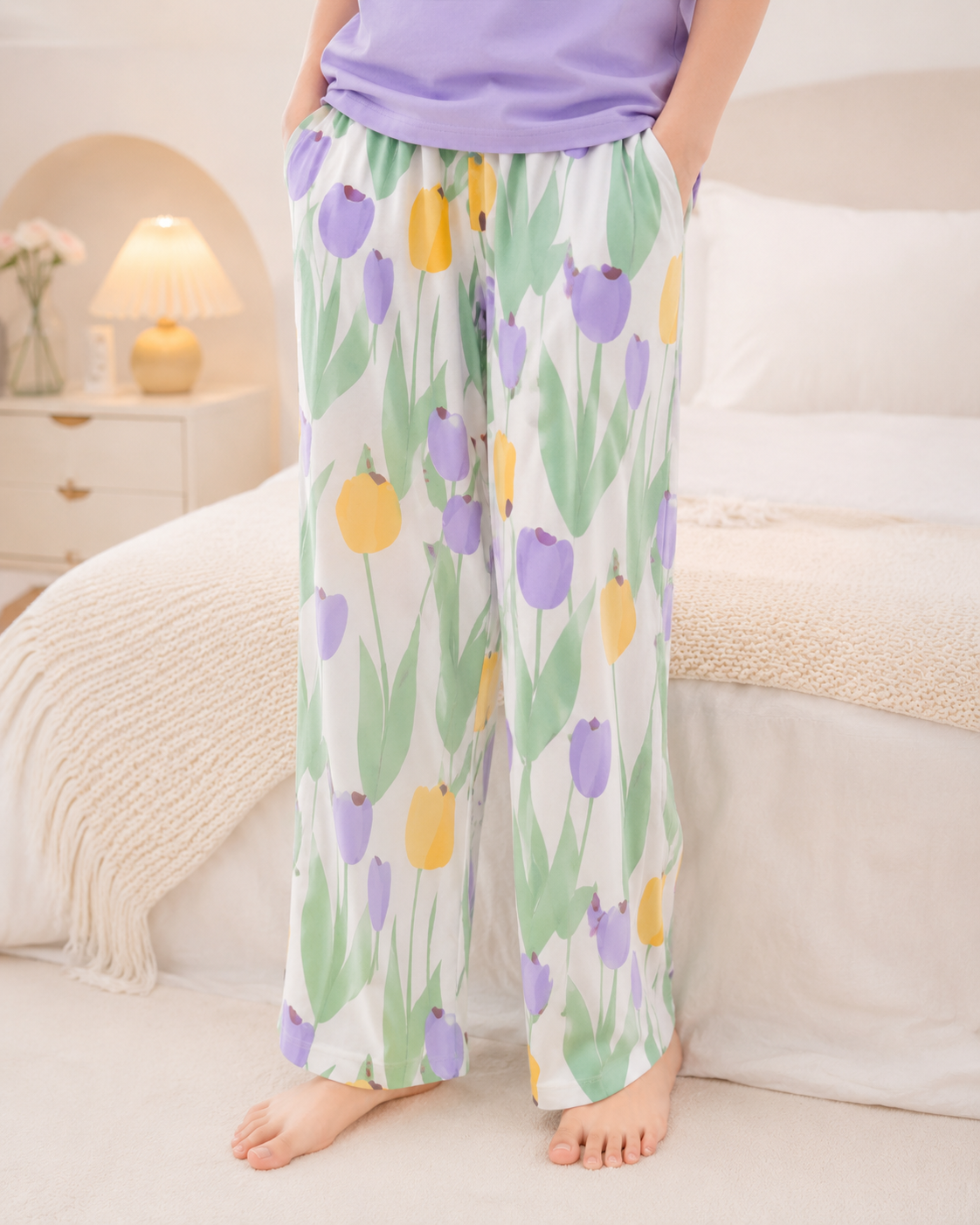 Purple Rabbit Girls Night Suit – view 4