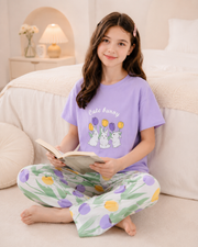 Purple Rabbit Girls Night Suit – view 5