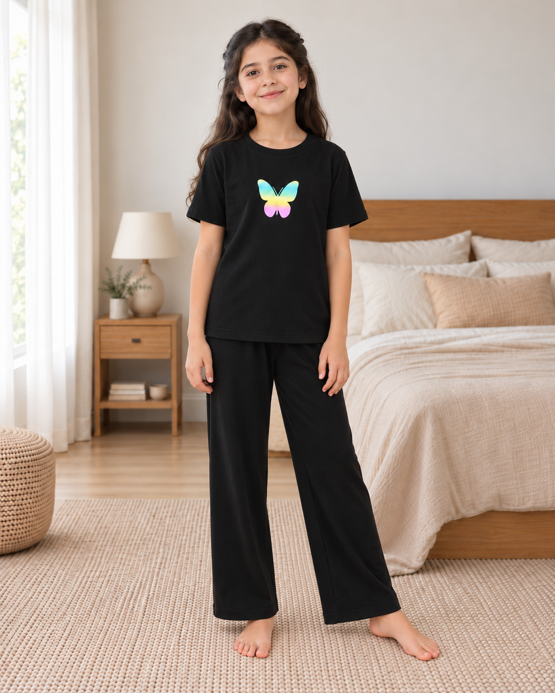 New Butterfly Girls Night Suit - pose 1