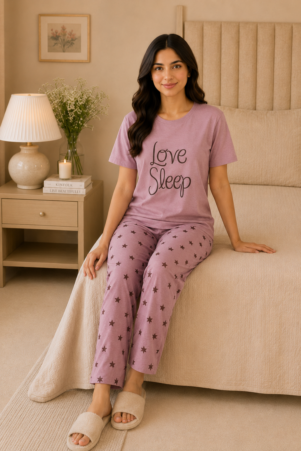 Love Sleep Printed Night Suit – view 3