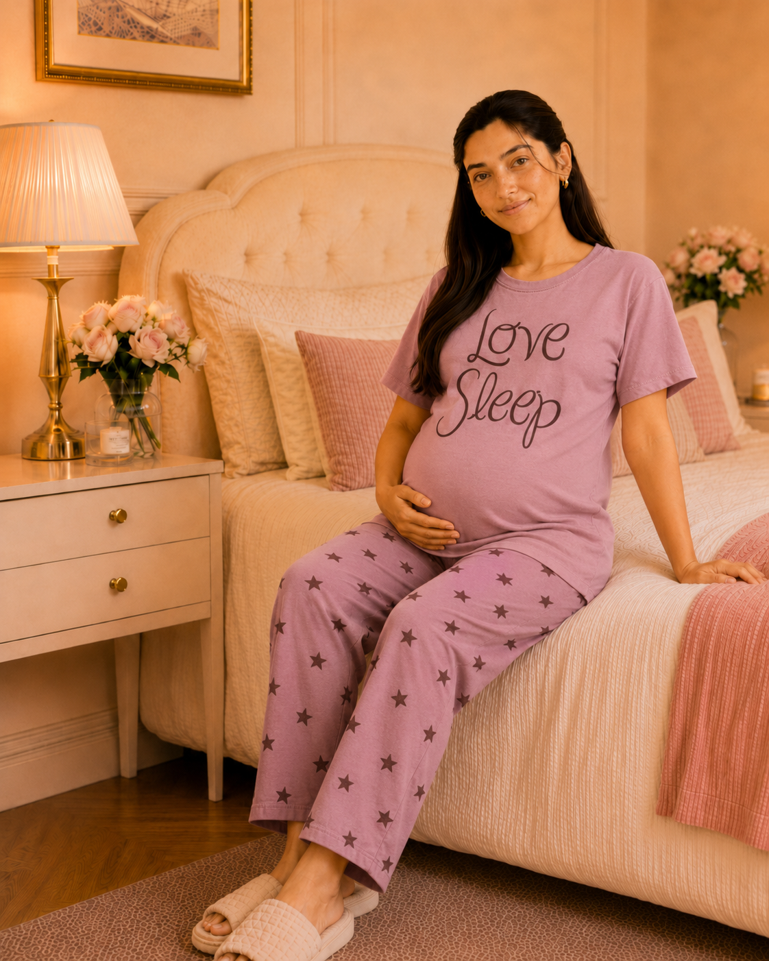 Love Sleep Maternity Cotton Night Suit – view 2