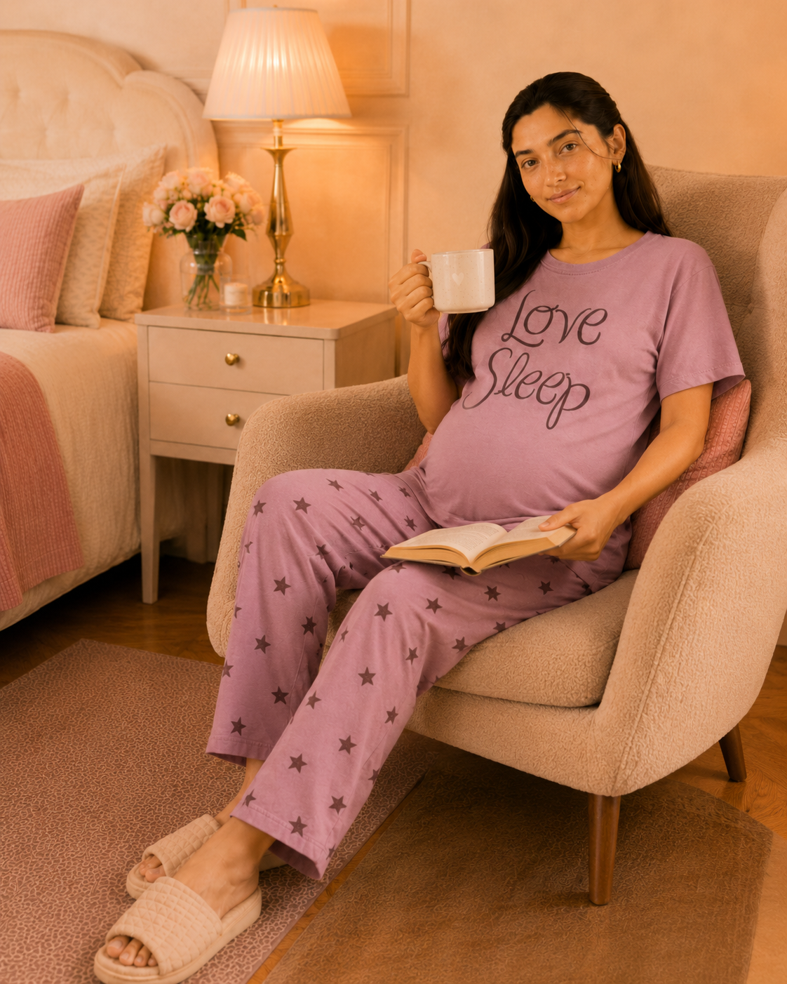 Love Sleep Maternity Cotton Night Suit – view 3