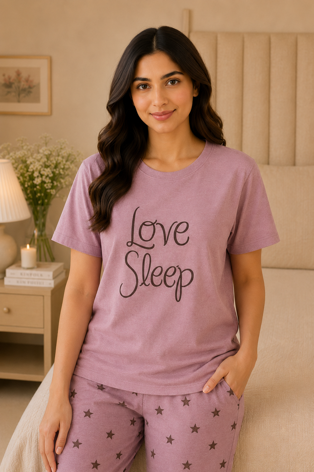 Love Sleep Printed Night Suit – view 4