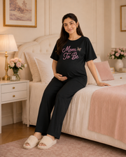 Mom to Be Maternity Cotton Night Suit – view 4