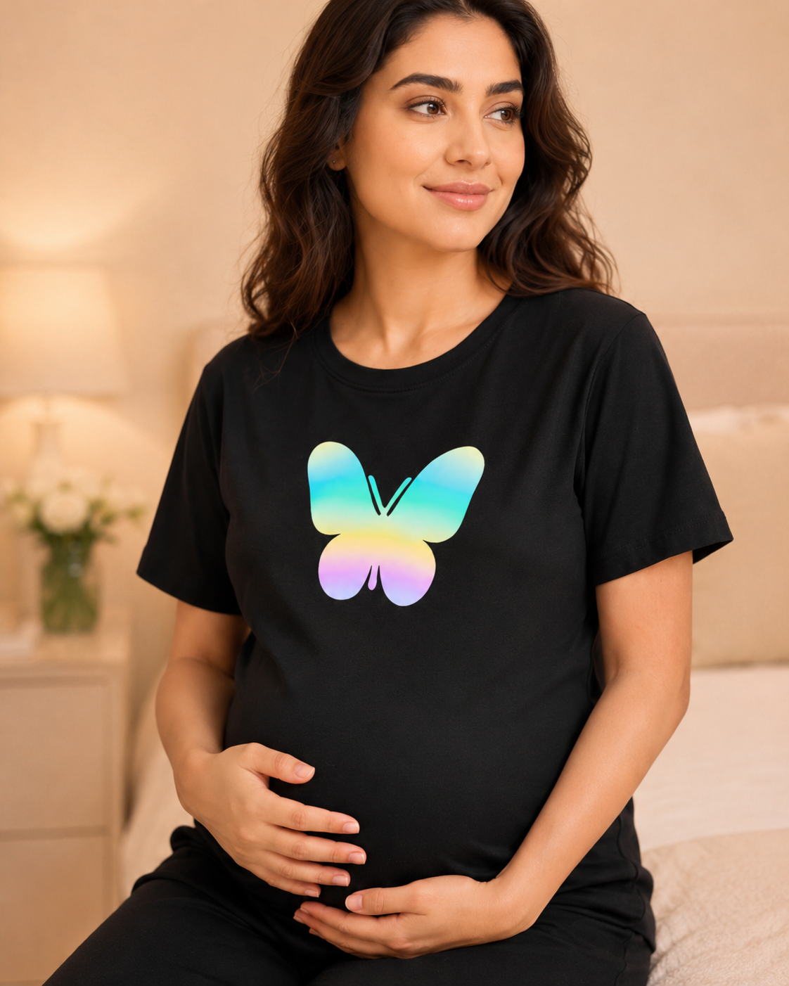 New Butterfly Maternity Night Suit – view 3