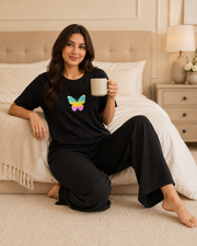 New Butterfly Black Night Suit – view 5