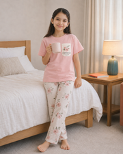 Pink Pocket Girls Night Suit – view 5