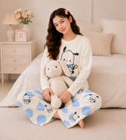 Pohcacco Full Sleeve Night Suit for Girls